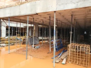 O que é reescoramento em construções civís